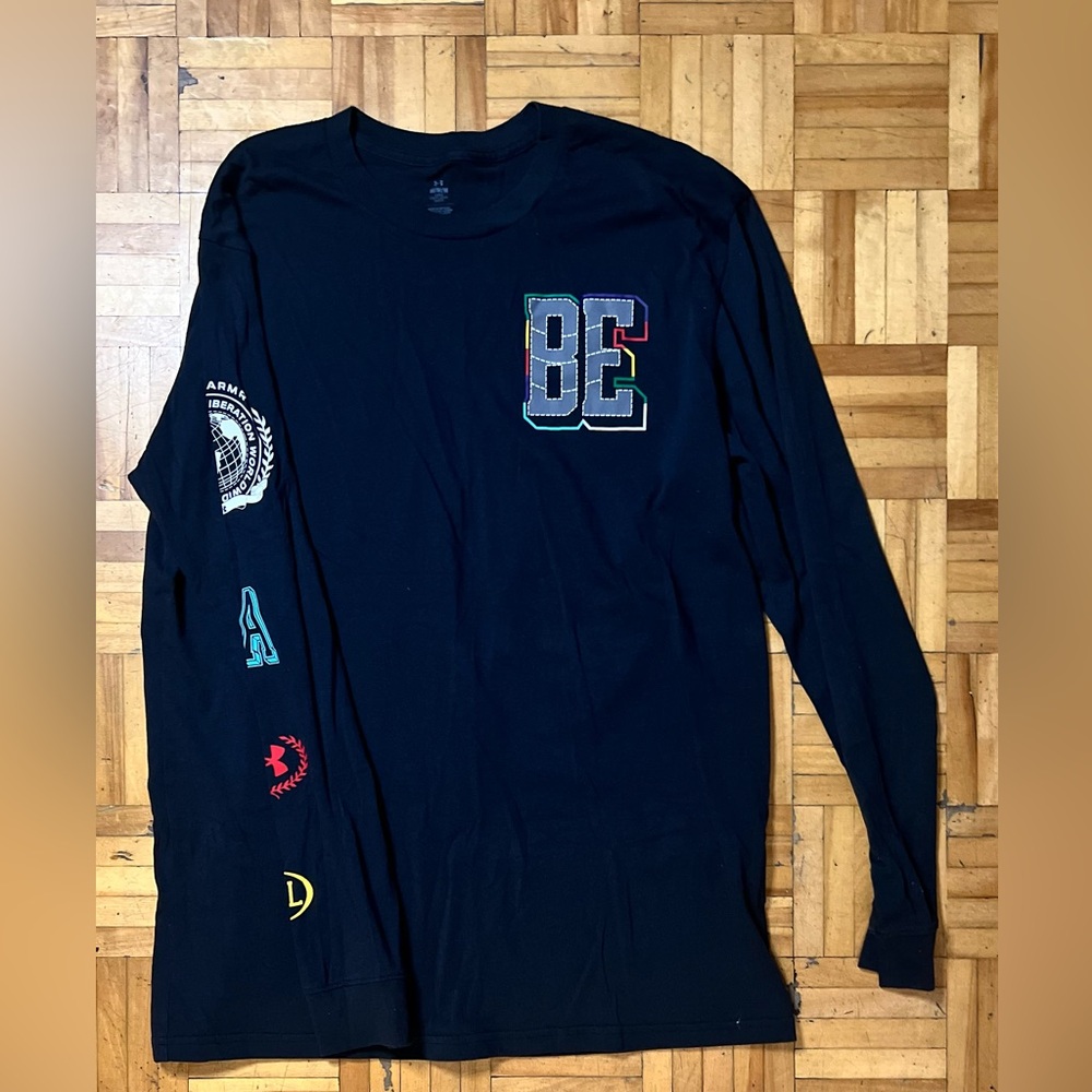 Under Armour Black Long Sleeve Graphic Tee